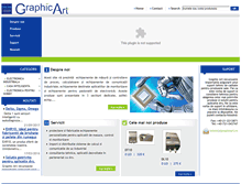 Tablet Screenshot of graphicart.ro